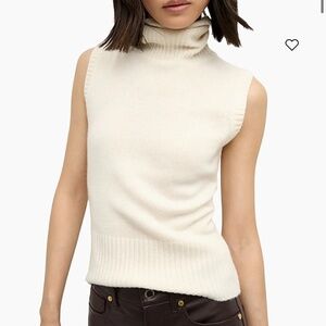 Veronica Beard Mazzy Cashmere Shell/Ivory NWT (Size S)